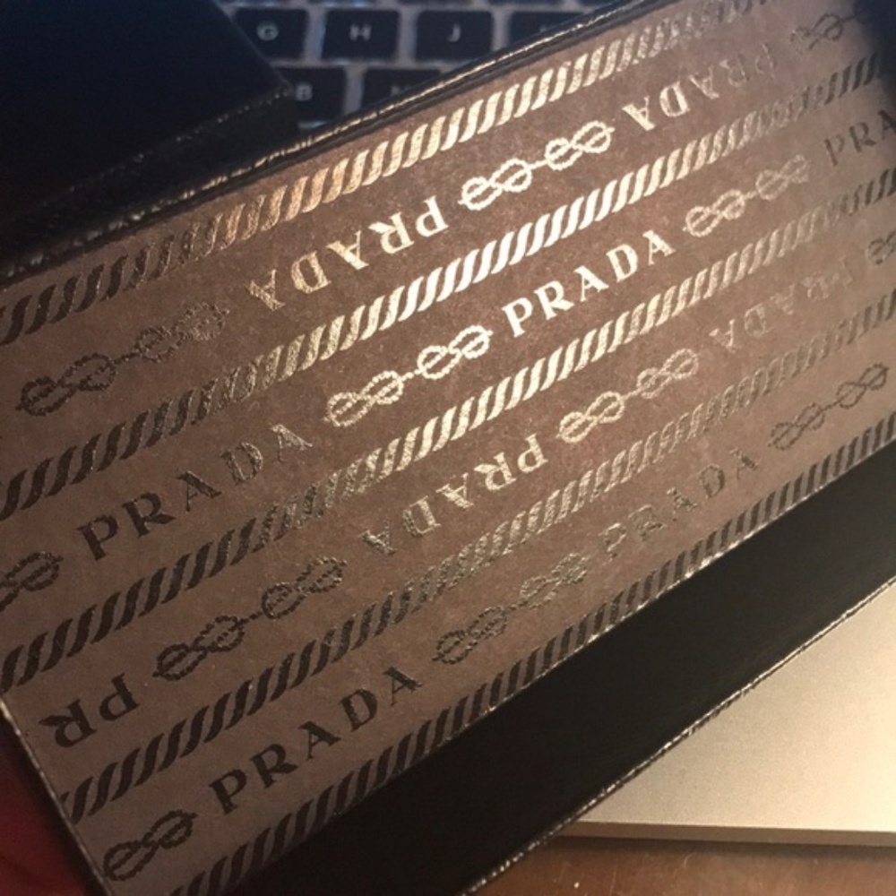 PRADA New sunglasses case black gift box large OS - Picture 10 of 10